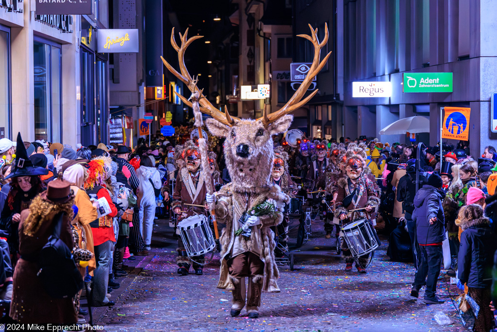 Güdis-DI; Luzerner Fasnacht 2024; Monstercorso