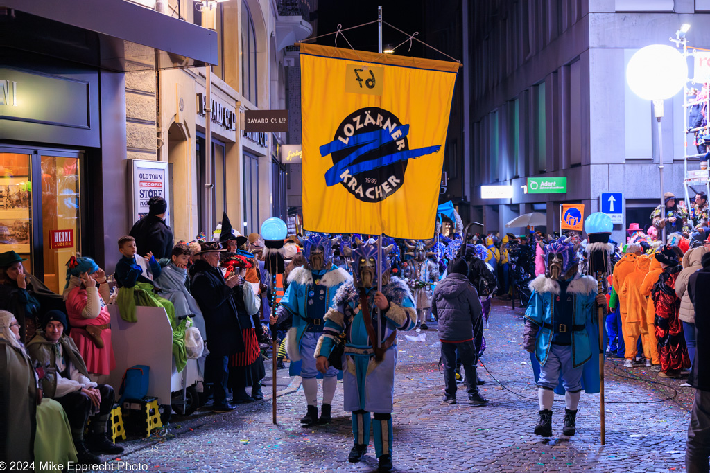 Güdis-DI; Luzerner Fasnacht 2024; Monstercorso